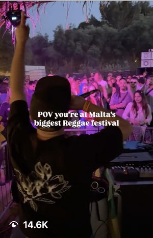 Bloom Festival Instagram content created by OKAYVIRAL in Malta